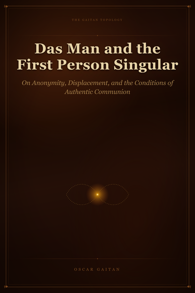 Das Man and the First Person Singular
