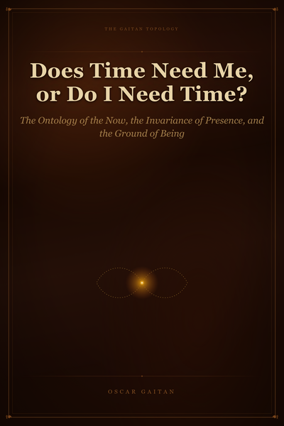 Does Time need Me, or do I need Time?