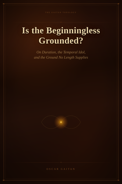 Is the Beginningless Grounded?