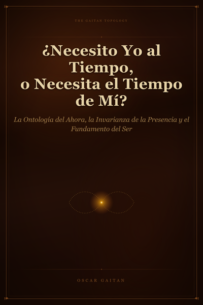 ¿Necesito Yo al Tiempo, o necesita el Tiempo de Mí?