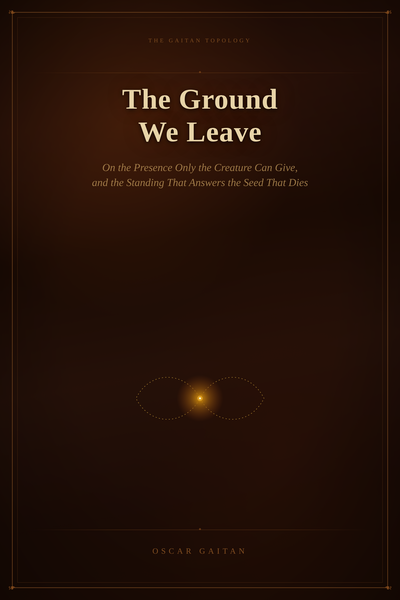 The Ground We Leave