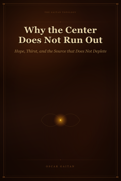 Why the Center does not run out